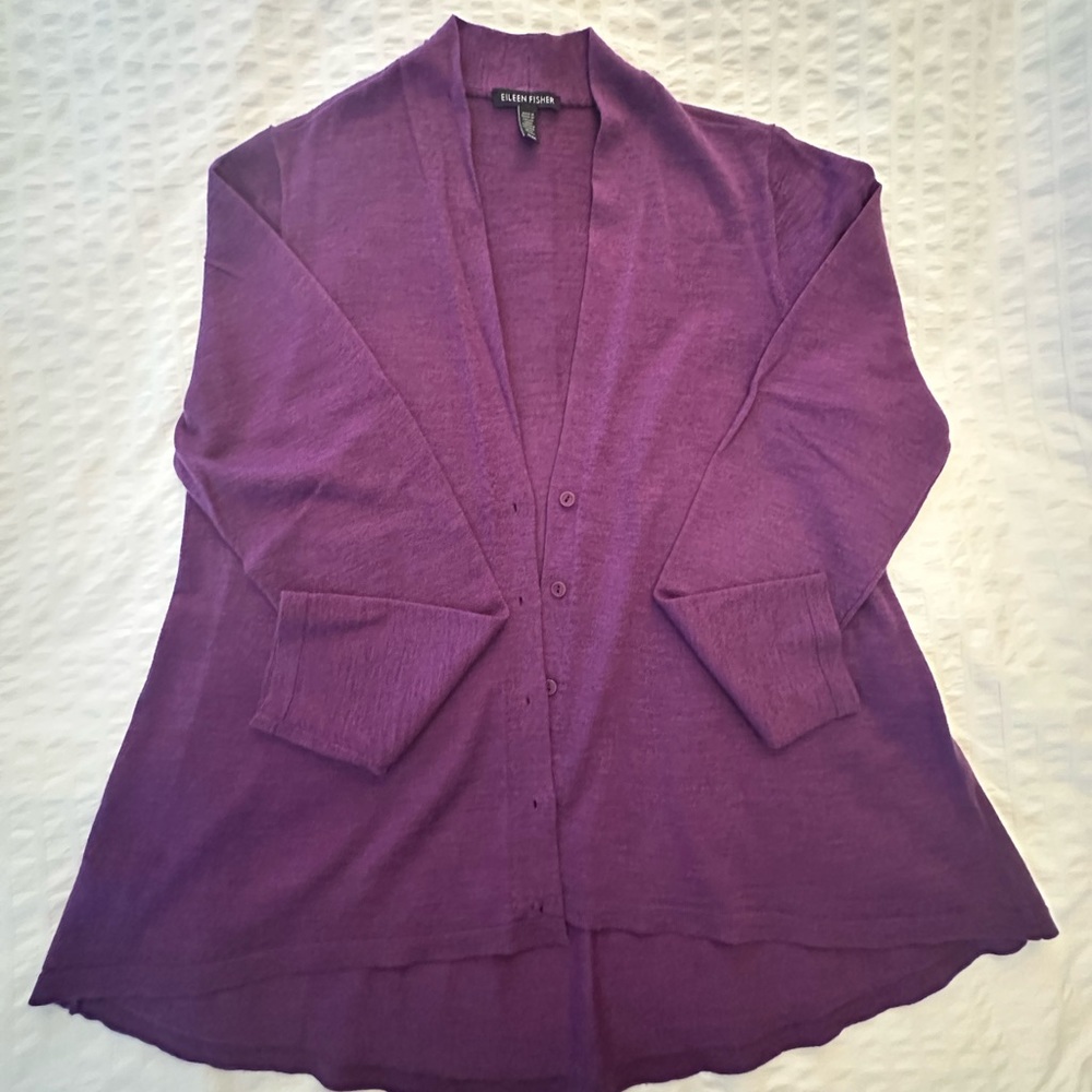 Eileen Fisher button down cardigan